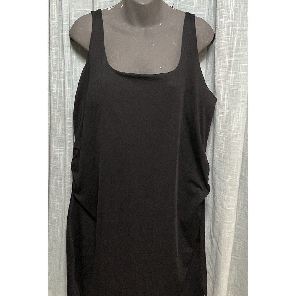 Old Navy Active Powersoft Dress Women XL Black Built In Bra Stretch Tennis